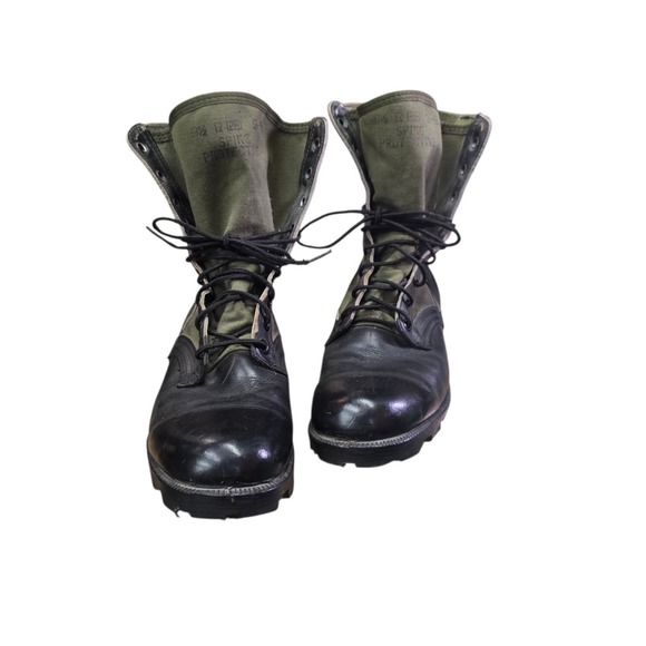 Vintage Cooper Type A-2 Flight Jacket & Boots 91/2 U.S.A.A.F Men Size XL Green - Picture 8 of 16